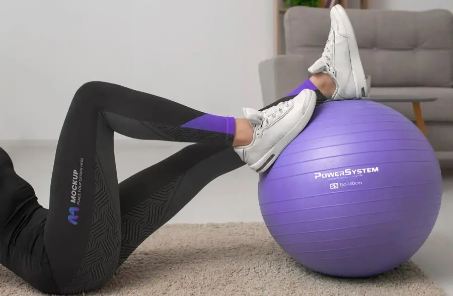 М'яч для фітнесу (фітбол) Power System PS-4012 Ø65 cm PRO Gymball Purple (PS-4012_65cm_Purple) - фото 5