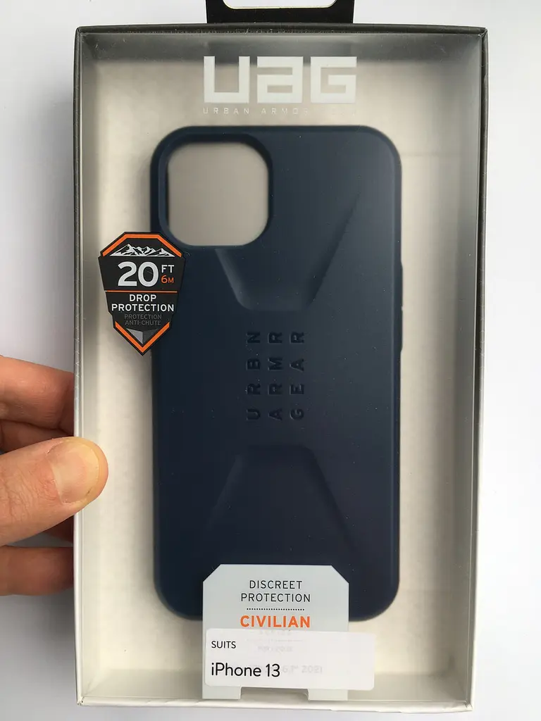 Оригінальний протиударний чохол UAG Civilian для iPhone 13 / iPhone 14 Mallard 11317D115555 - фото 6