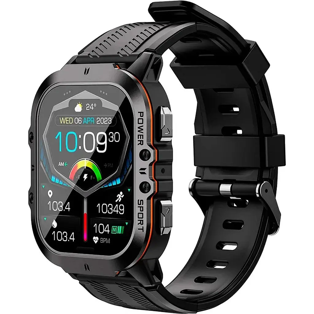 Часы Oukitel BT20 Black-orange - фото 3