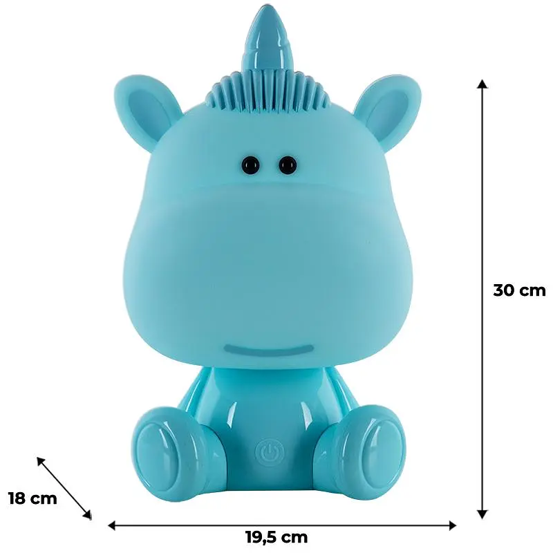 Світильник-нічник Kite LED з акумулятором Unicorn блакитний (K24-491-1-3) - фото 5