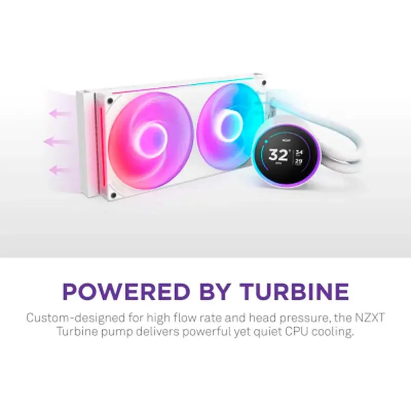 Система рідинного охолодження NZXT Kraken Elite RGB 240mm AIO (RL-KR24E-W2) - фото 8