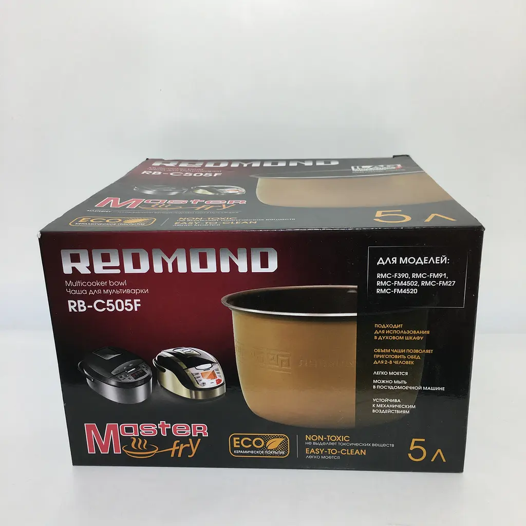 Чаша с керамическим покрытием для мультиварки Redmond FM4502, FM4520, FM230, RMK-M451, RMK-M452, FM91 RB-C505F - фото 4