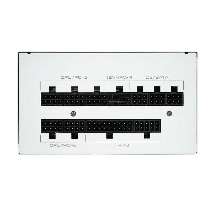 Блок питания 1000 Вт, ALmordor GSP, ATX, White, модульный, 80+ Gold, Active PFC, 120 мм Fanstop, 3xMolex / 8xSATA / 3x6+2-pin / 1x16-pin / 2x4+4-pin / 1x20+4-pin (ALGSP1000WH) - фото 3