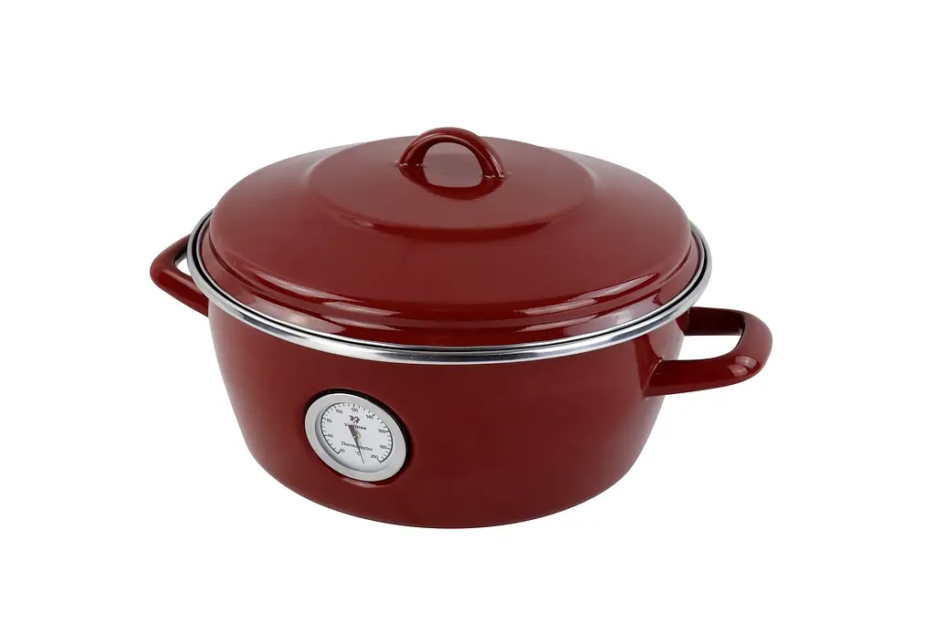 Каструля-жаровня Dutch Oven 26 см 5 л червона VITRINOR - фото 2
