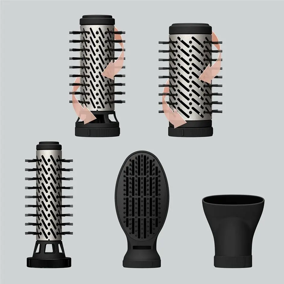 Фен-щетка Rowenta Renewal Brush Active 1000 Вт черный (UB9540F0) - фото 11