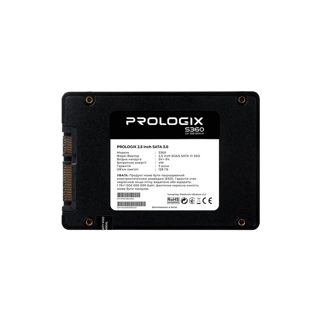 Накопичувач SSD 2.5" 128GB S360 Prologix (PRO128GS360) - фото 2