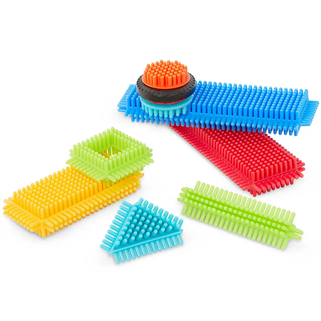 Конструктор-бристл Battat Lite Bristle Blocks Строитель 36 деталей (BT3099Z) - фото 3