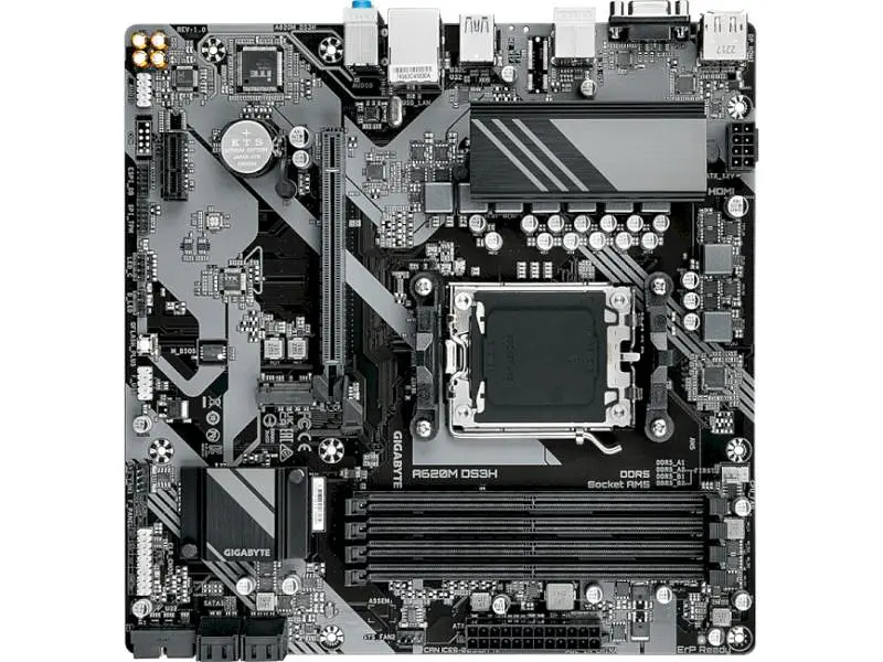 Материнская плата Gigabyte A620M DS3H - фото 3