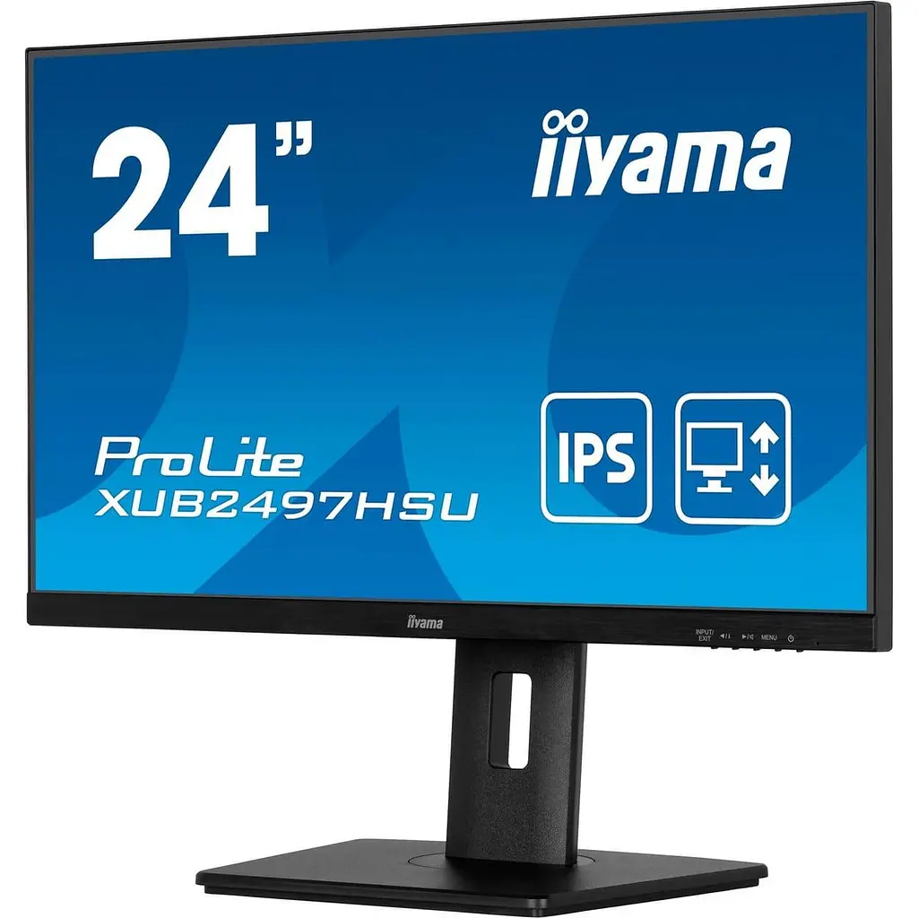 Монітор 23.8" Iiyama XUB2497HSU-B2 FHD IPS 100Hz (XUB2497HSU-B2) - фото 2