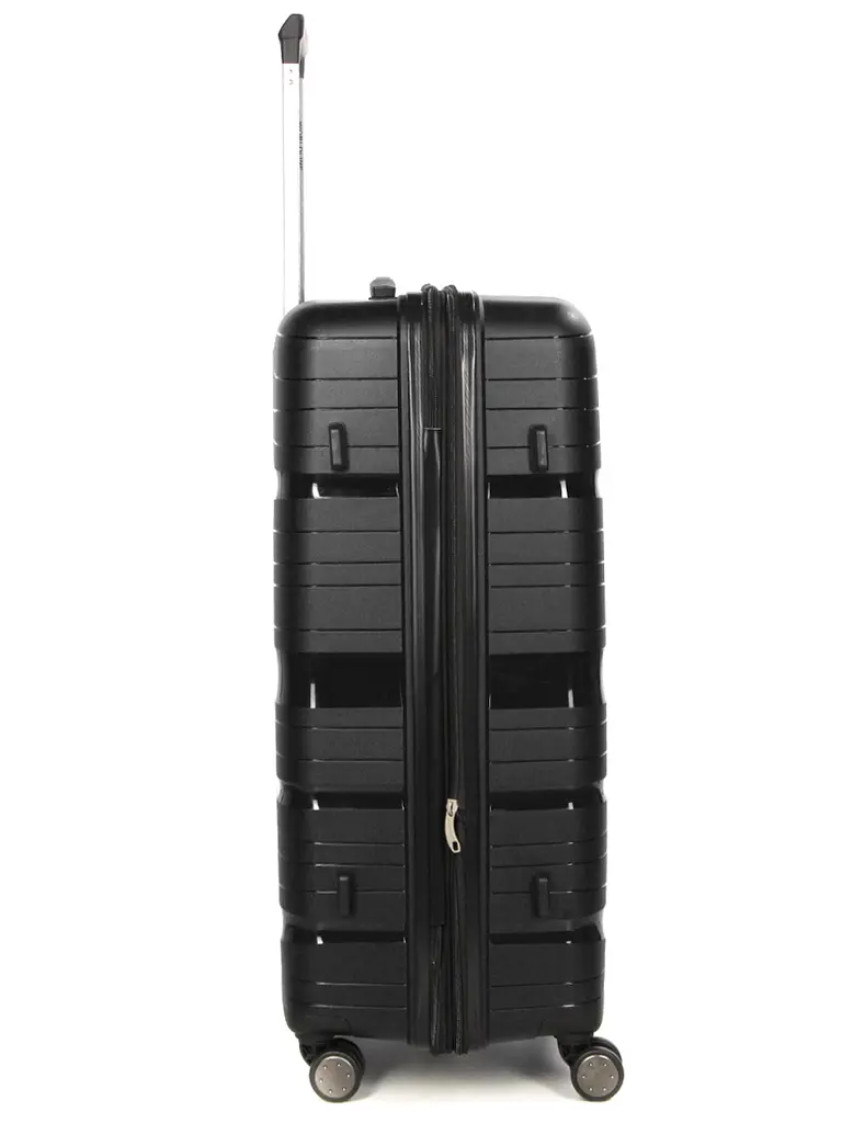 Валіза велика L поліпропілен Worldline Airtex 283 74,5×49×32см 120л Чорний - фото 8