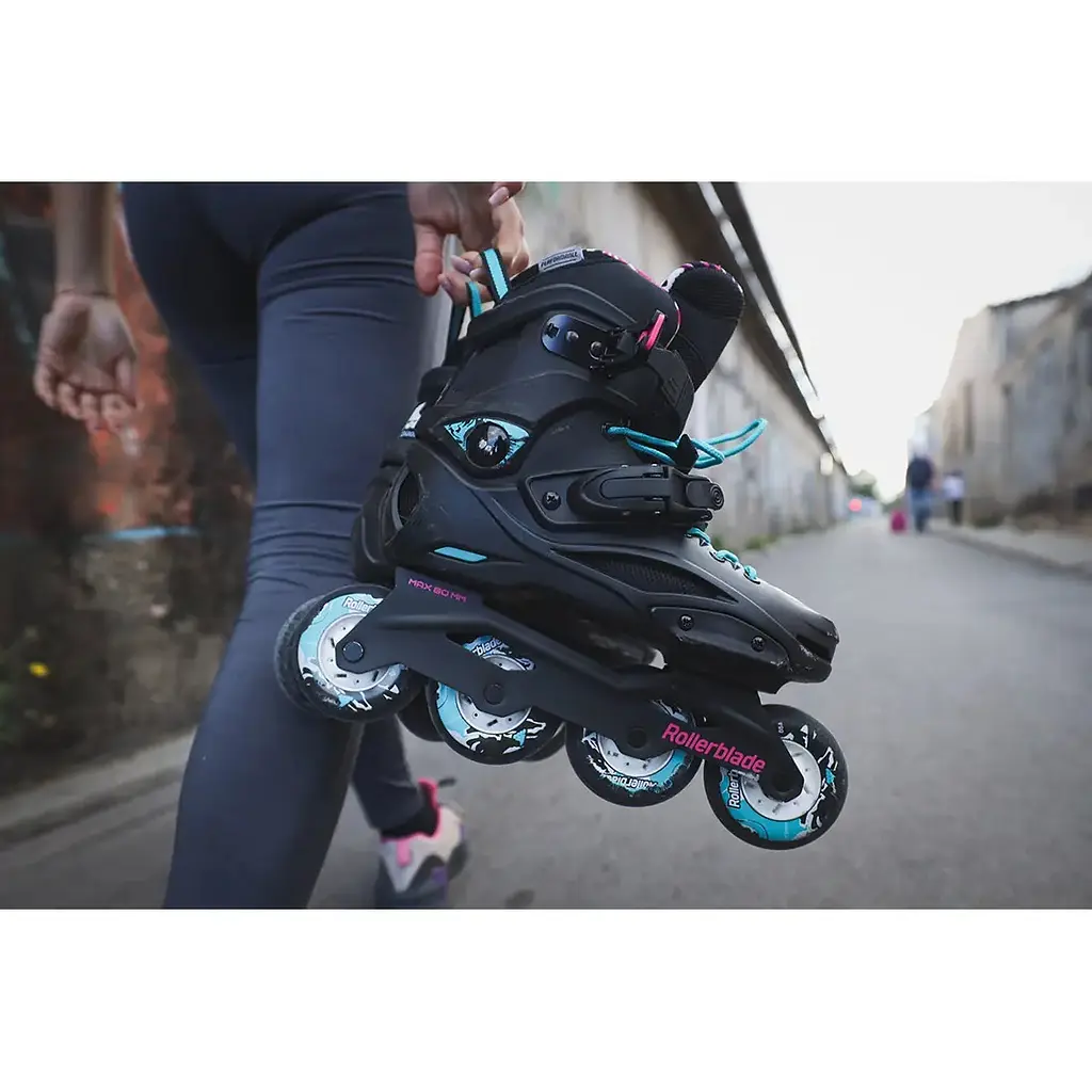 Жіночі ролики Rollerblade RB Cruiser Women 2023 230 Чорний-Бірюзовий - фото 7