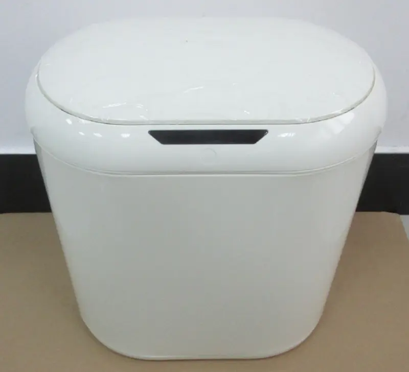 Відро для сміття сенсорне овальне Mixxus Premium Topper-TC0112 12л white MI7082, Білий - фото 10