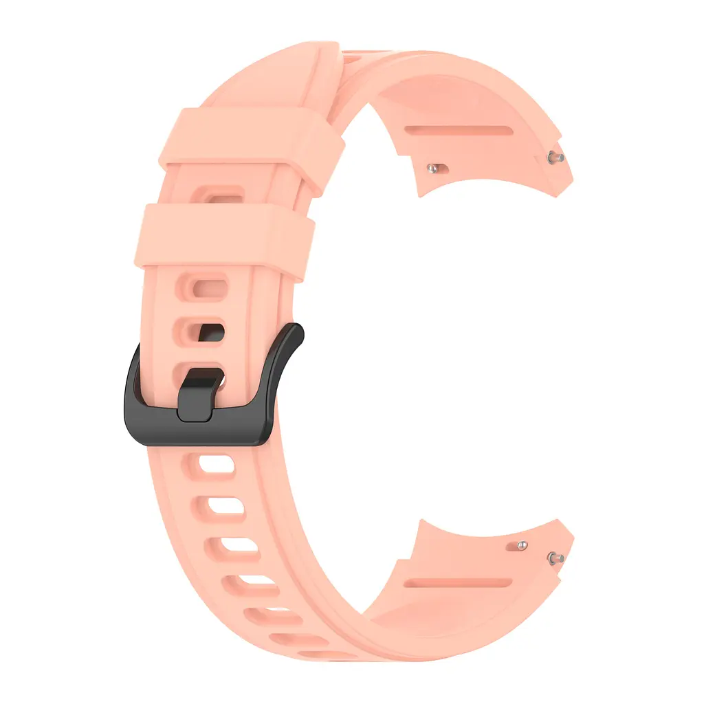 Ремінець для Samsung Galaxy Watch 6 40mm 6 44mm - рожевий ширина кріплення 20мм силікон Watchbands RiccoOne (W29-0WB77775032) - фото 3