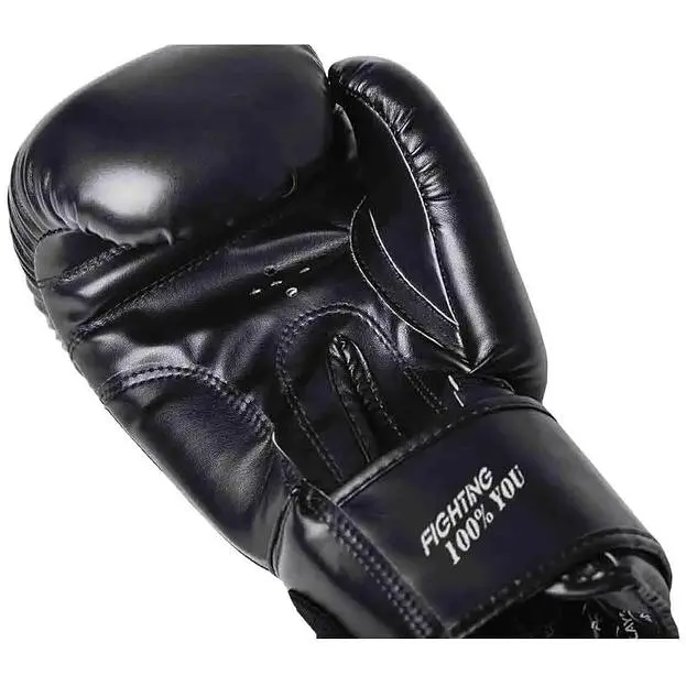 Рукавиці боксерські Power Play PP 3004, Black - 10 унцій - фото 5