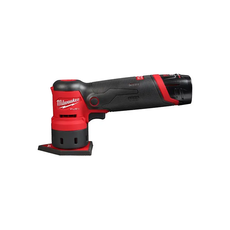 Вібраційна акумуляторна безщіткова шліфувальна машина MILWAUKEE, M12 FDSS-422X (зарядний пристрій, 1×2 А·год, 1×4 А·год, HD-кейс) - фото 2