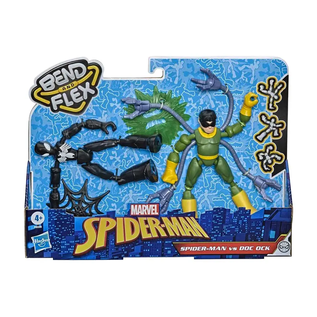Фігурка для геймерів Hasbro набір Spider-Man Bend and flex Людина-павук проти Дока (F0239) - фото 2