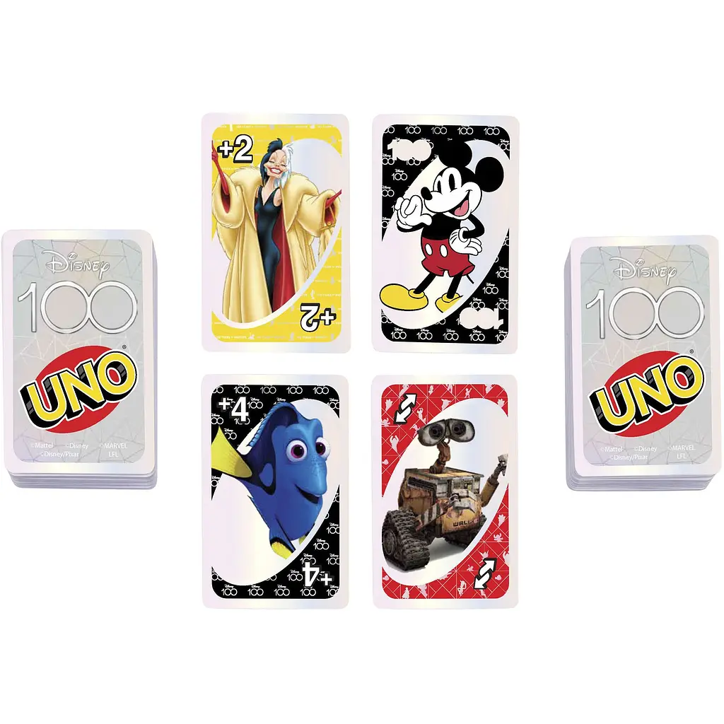 Настольная игра Mattel UNO Disney 100 (HPW21) - фото 6