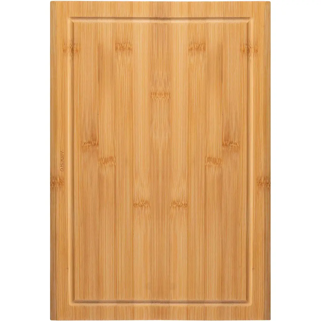 Дошка кухонна Ardesto Midori з жолобом бамбук 40х28х1.5 см (AR1440BA)