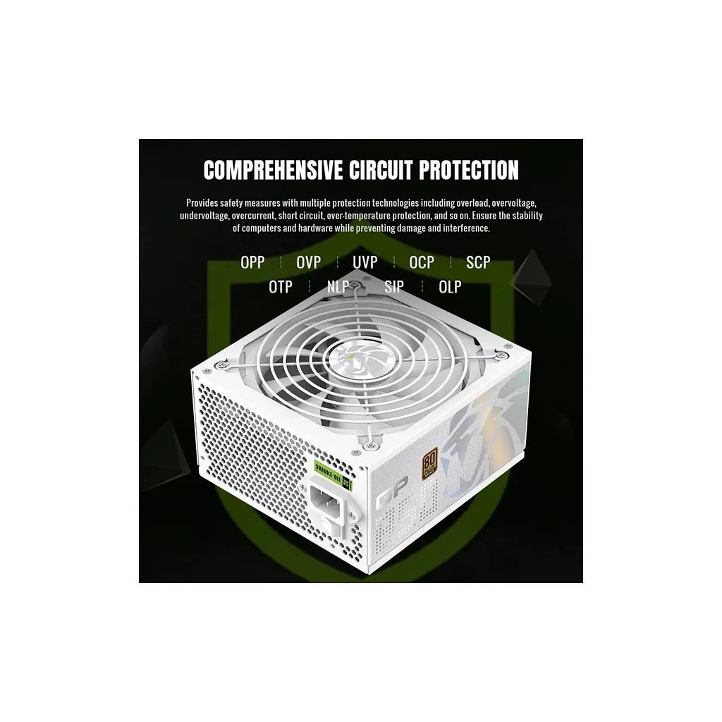 Блок питания Gamemax 850W (GP 850B WH) - фото 9