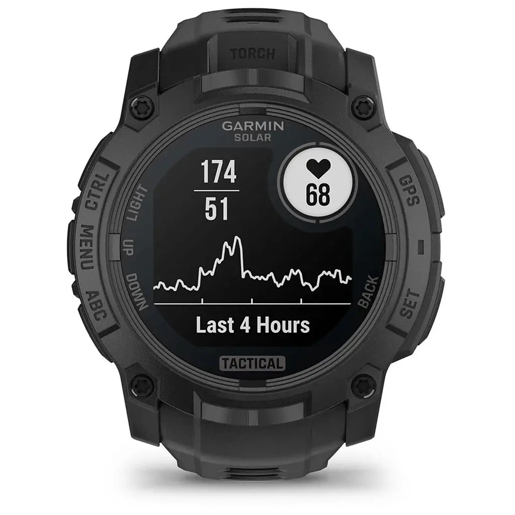 Смарт-годинник Garmin Instinct 3, Tactical, Solar, 50mm, Black,GPS смарт-годинник (010-02935-50) - фото 6