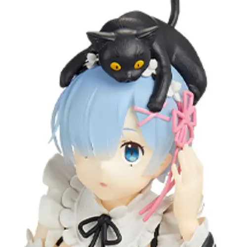 Фигурка Banpresto Rеm Re Zero Рем Жизнь в альтернативном мире с нуля с котами 22.0 см WST anime RZ 22.114 - фото 3