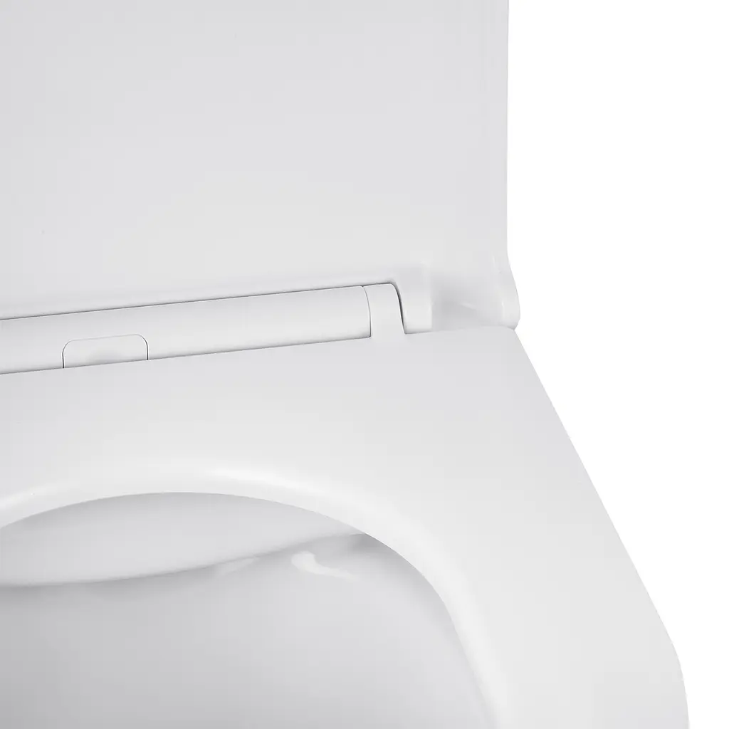 Комплект 4 в 1: Инсталляция Grohe Rapid SL 3 в 1 38772001 + Унитаз безободочный Kroner Harz WHI493736 RIMLESS с сиденьем Slim Duroplast / Soft-close / Quick relase KH493736WHIR - фото 8