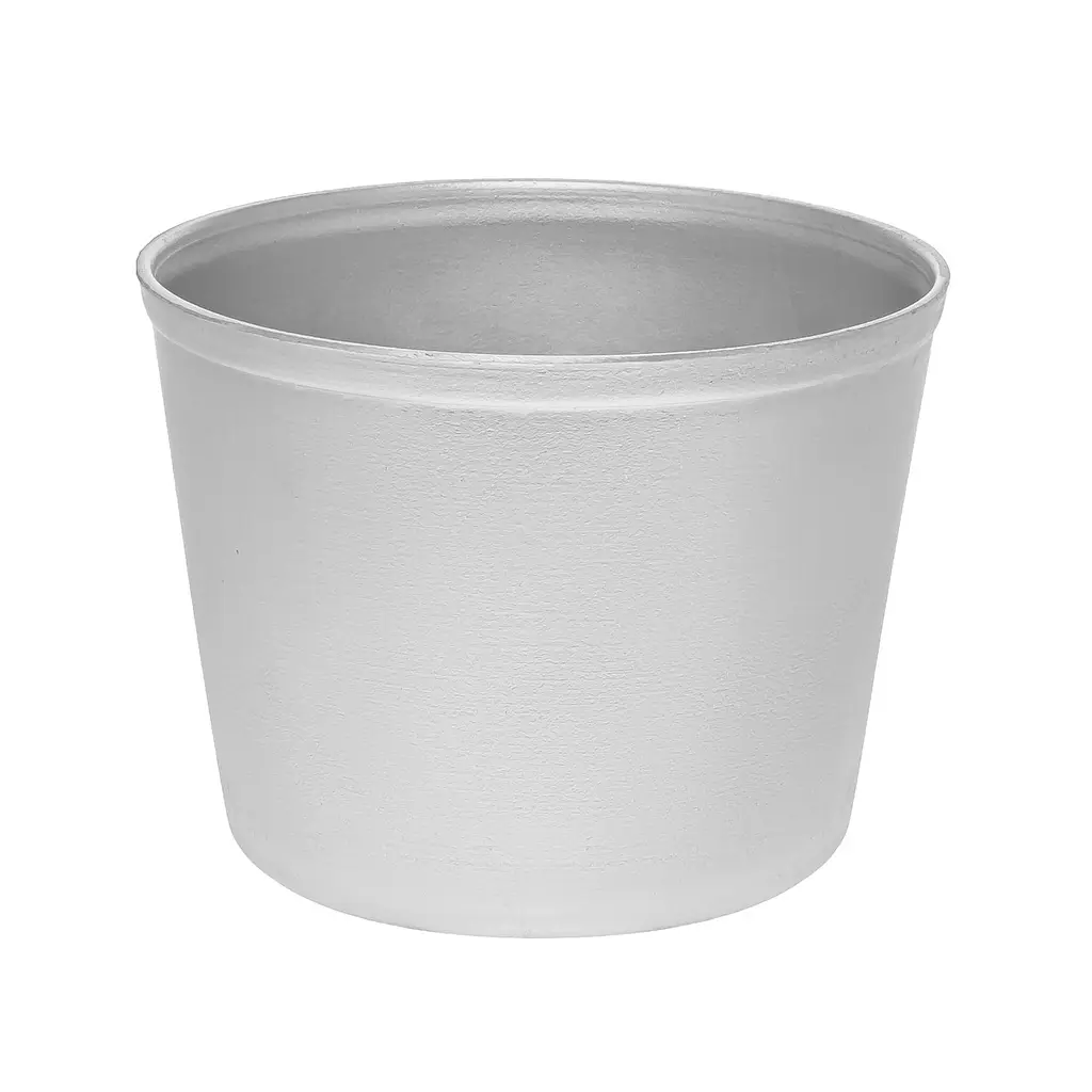 Набір з 5 форм алюмінієвих литих для випікання пасок, великодніх кулічів, хліба та кексів з посиленим бортиком по краю, 1 л Сірий 88383 - фото 5