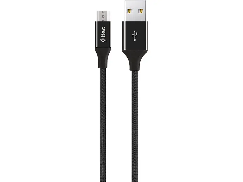 Кабель Ttec MicroUSB 1.2m Black (2DK11S) - фото 3