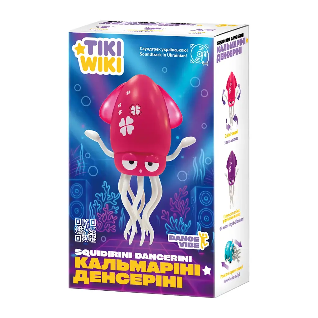 Інтерактивна іграшка Tiki Wiki Кальмаріні денсеріні (світло, українське, пурпуровий) (158-21-UA-P) - фото 8