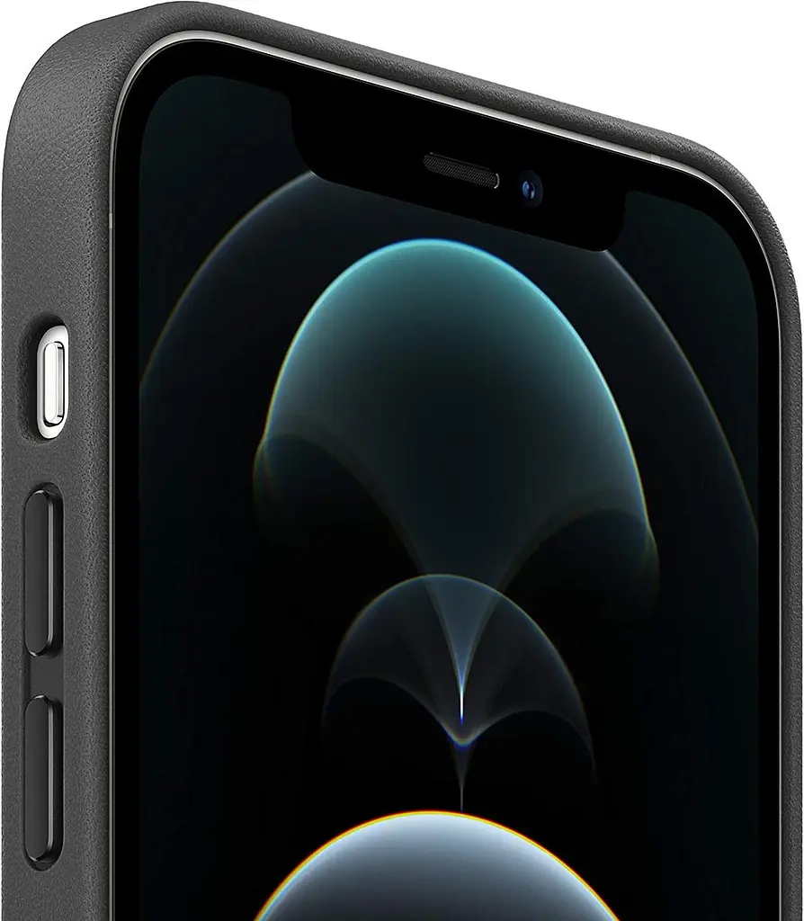 Чохол шкіряний Leather Case MagSafe MHKG3ZM/A (Original) для Apple iPhone 12/12 Pro (6.1") Black - фото 9