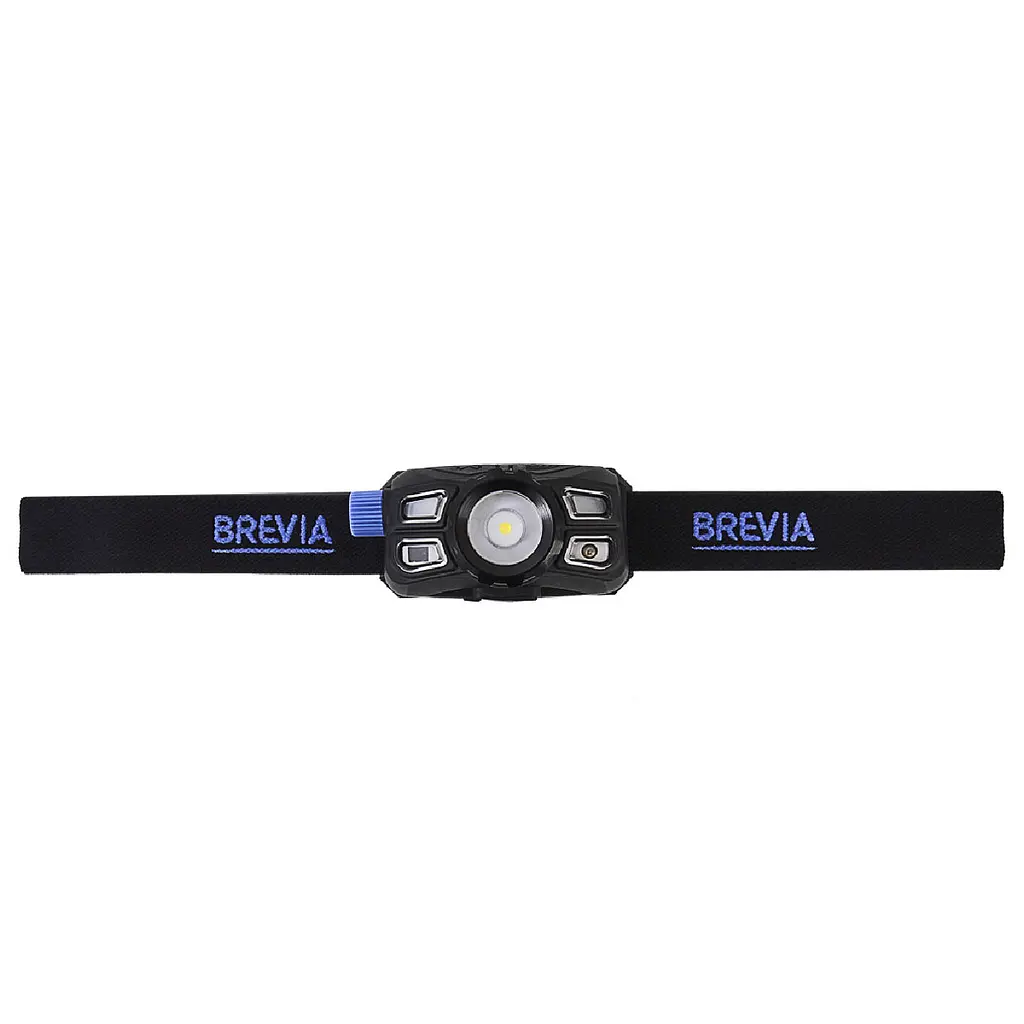 Ліхтар налобний Brevia 400Lm + 200Lm 3W+3W COB 1200mAh IP65 (14100WX1) - фото 2