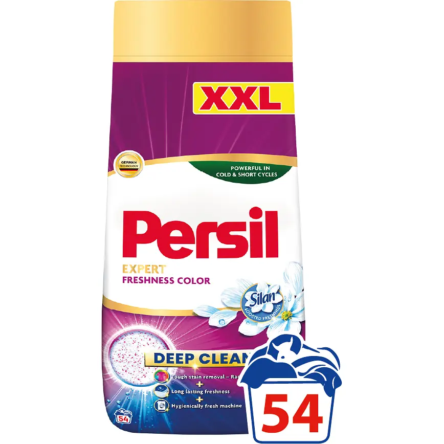 Пральний порошок Persil Expert Deep Clean Автомат Color Свіжість від Silan 54 циклу прання 8.1 кг