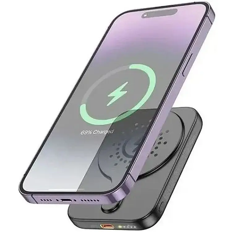 Портативная батарея Hoco J117 Esteem PD20W Magnetic 5000 mAh Black - фото 4
