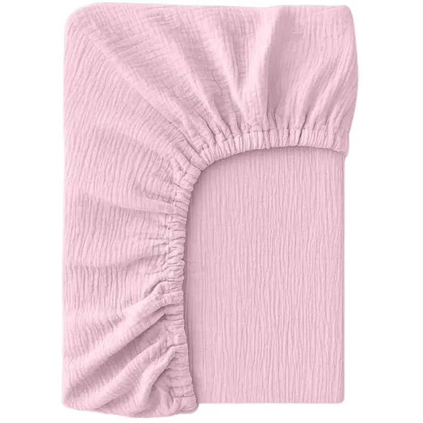 Простирадло на резинці муслін Cosas Baby Blush 200х200х20 см (009Muslin_BabyBlush_200x200x20)