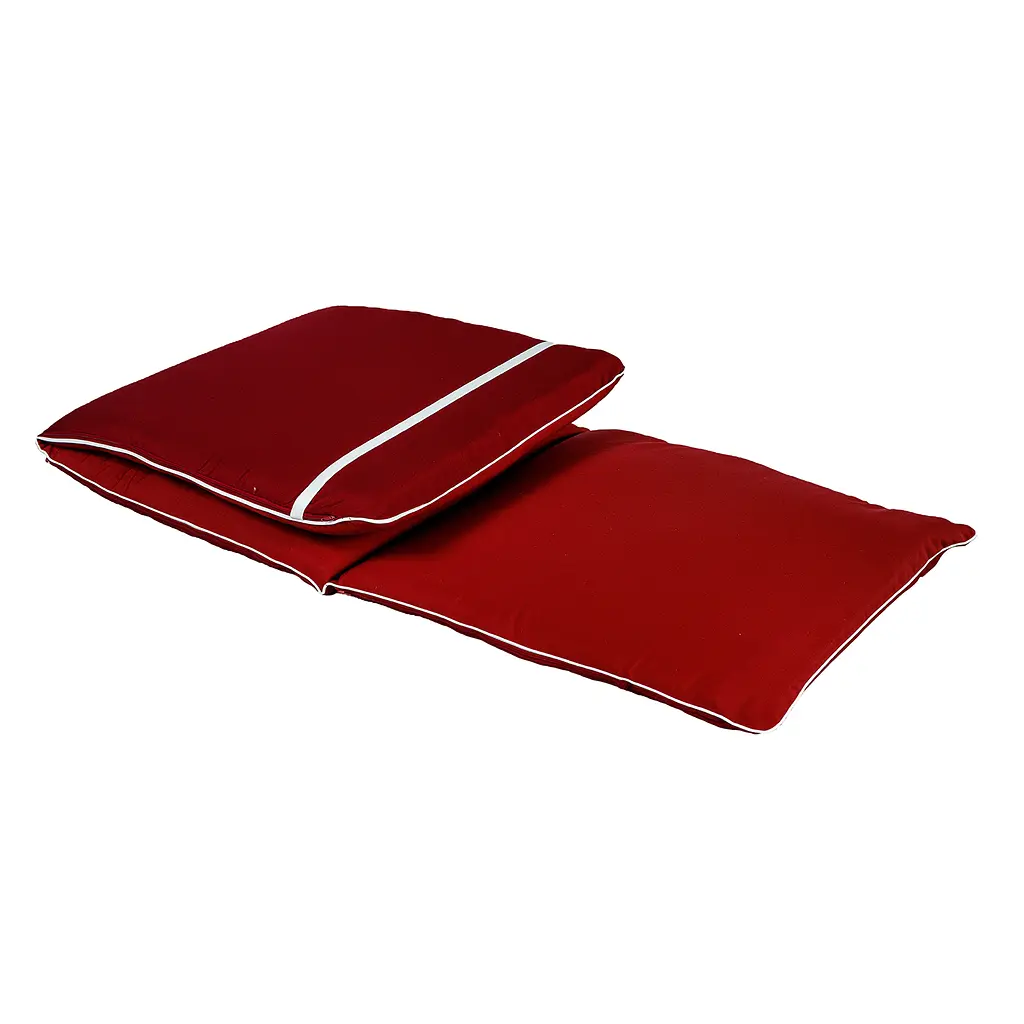 Матрас для шезлонга Ost-Fran Trio Текстиль бордовый 2933, 189x58x5 см - фото 2