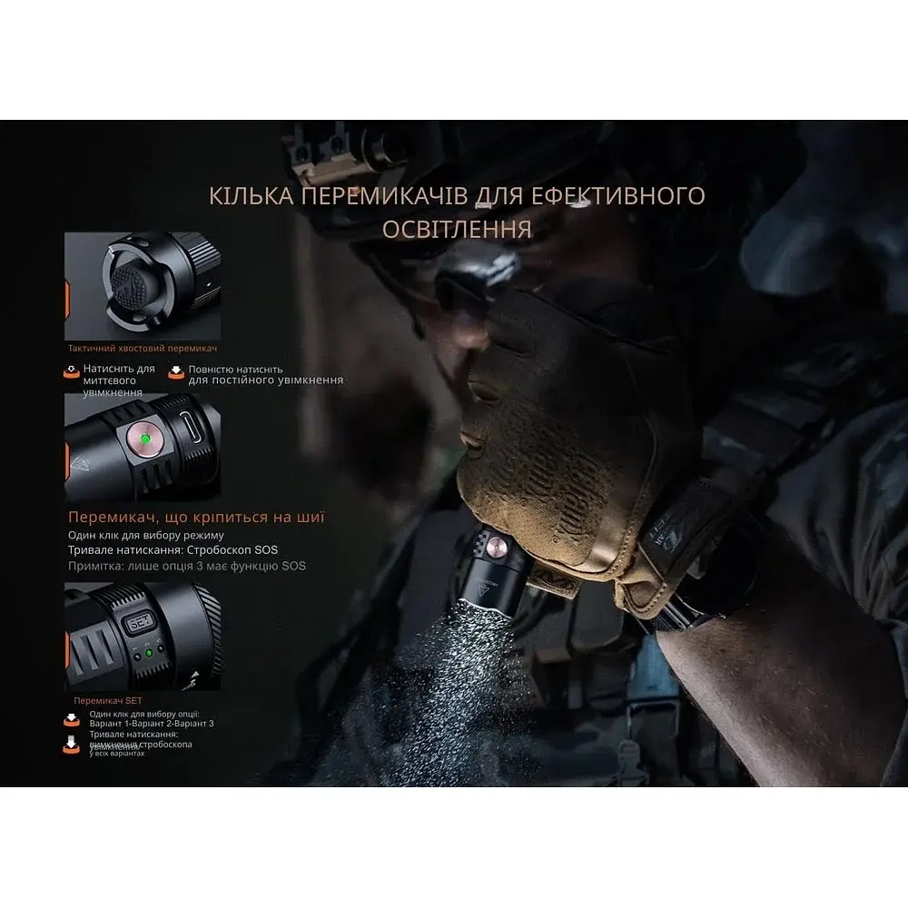 Ліхтар Fenix PD35R ACE black - фото 8