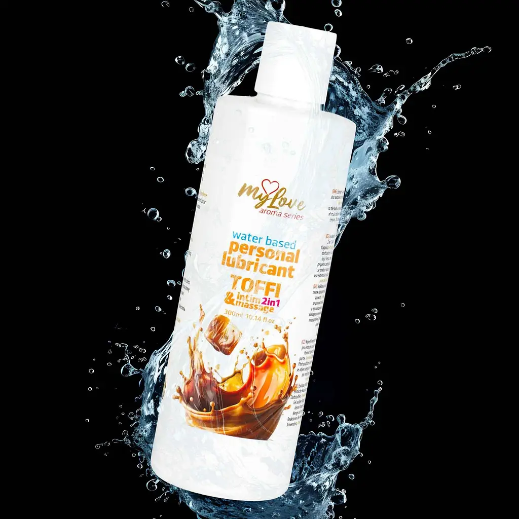 Лубрикант MyLove Aroma Series IntimMassage 2in1 Toffi, 300 мл - фото 3