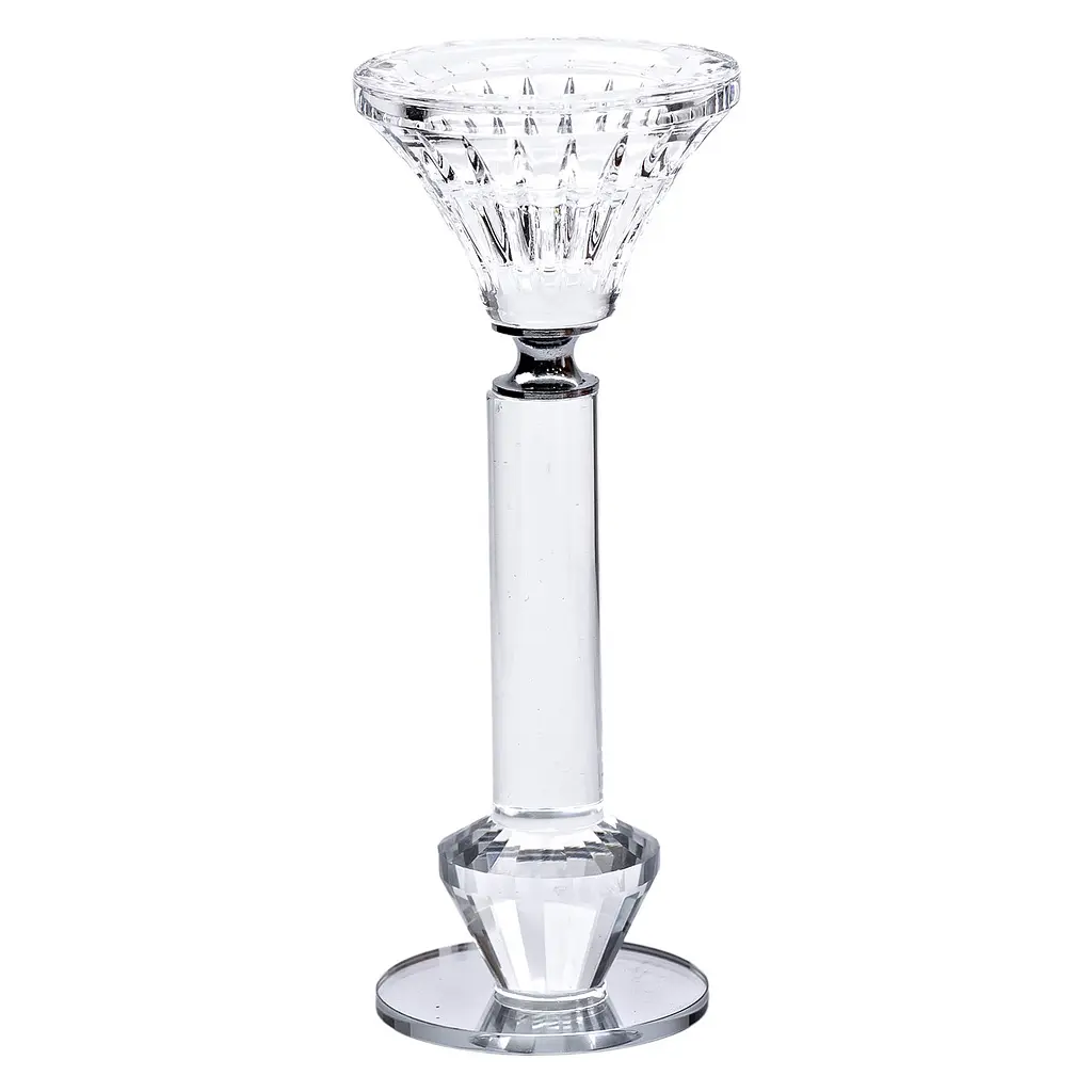 Підсвічник скляний Crystal lotus декоративний 17.3 см Yiwu HP-4-10S - фото 2