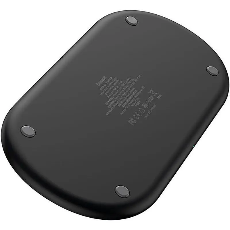 Бездротовий зарядний пристрій Baseus Smart 3 в 1 (Phone + Watch + Pods) 18W WX3IN1-B01 Black - фото 3