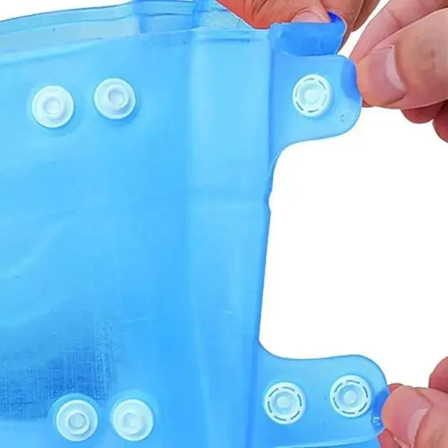 Бахіли на взуття Lesko від води та бруду гумові SB-108 3XL (44-45) Blue (15027) - фото 2