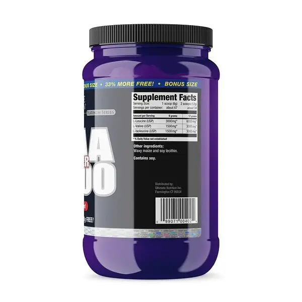 BCAA Ultimate Nutrition BCAA 12 000 Powder, 400 грам - фото 2
