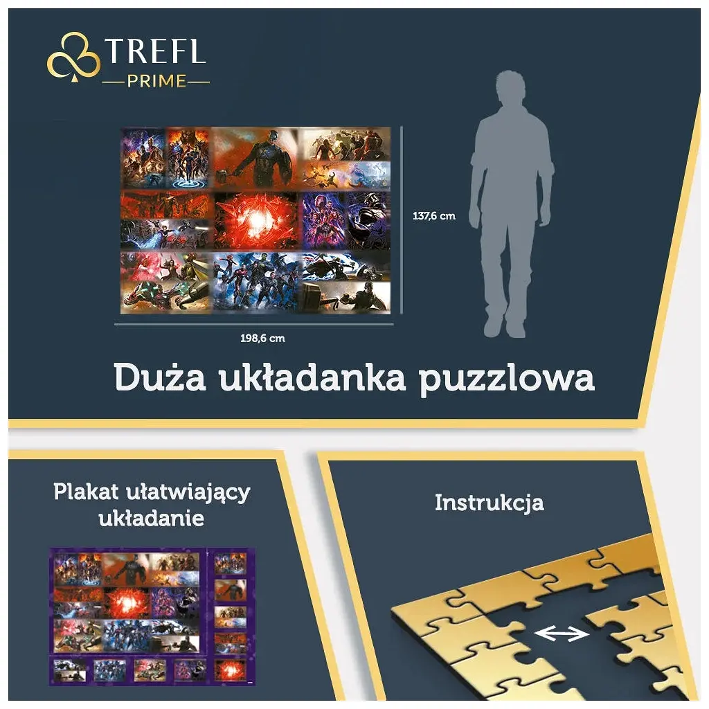 Пазл Trefl UFT Marvel Heroes Остаточна колекція, 13500 елементів (5900511810240) - фото 7