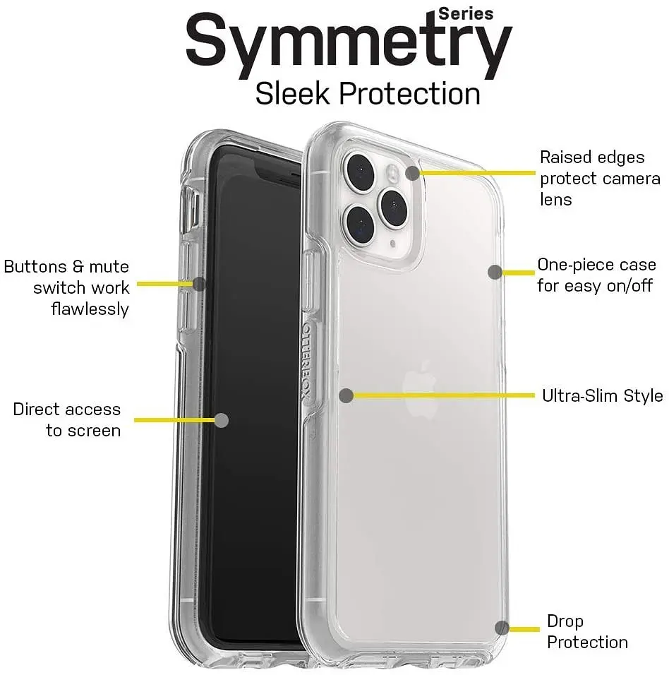 Чохол протиударний прозорий OtterBox Symmetry Series для iPhone 11 Pro (5.8") Clear - фото 4