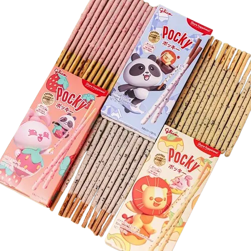 Японські палички Pocky Biscuit Sticks з молочно-шоколадним кремом та крихтами печива 35г - фото 4