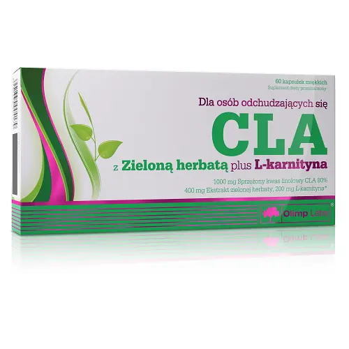 Жироспалювач CLA with Green Tea plus L-Carnitine, 60 капсул Olimp fit0016525 - фото 2