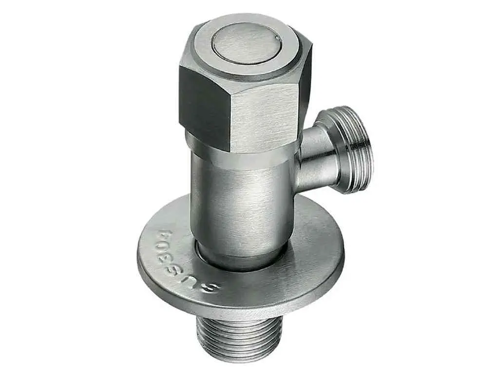 Кран для підключення сантехприладів MIXXUS 1/2x1/2 з нерж.сталі SUS304 VAL-06-1/2x1/2