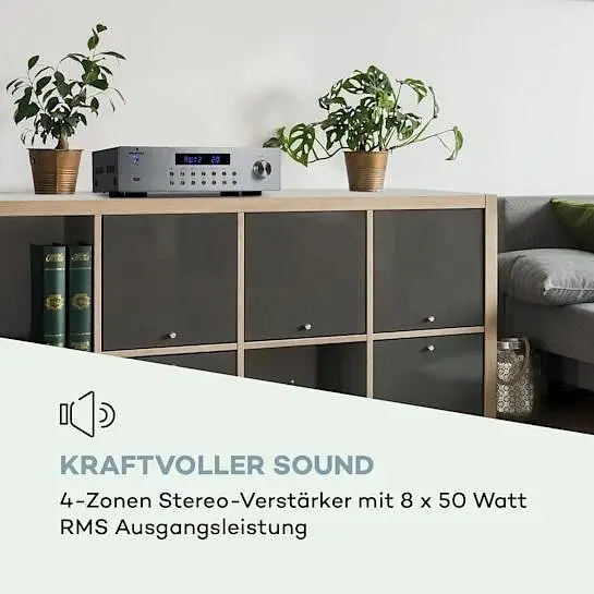 Стереоусилитель Auna AV2-CD850BT (10032758) - фото 2