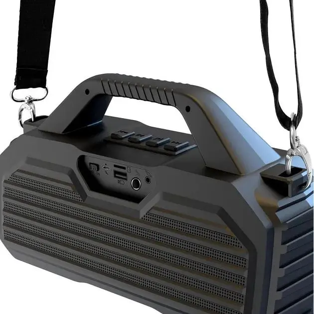 Портативна колонка XO F32 з потужним звуком Bluetooth чорна (MAW-42558_796) - фото 2