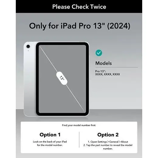 Чохол-клавіатура ESR Ascend Keyboard Case US Layout-Black для iPad Pro 13" (2024) (6B0200101) - фото 2