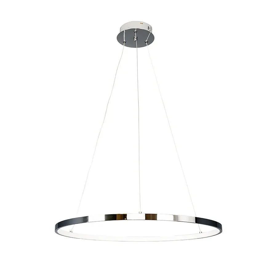 Люстра потолочная LED Levistella 7529832-1 CHROME LED (600), 40W, три режима света, металл, современный стиль - фото 2